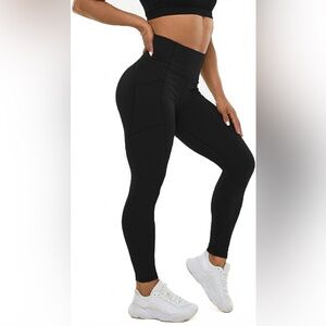 High Waisted Leggings for Women - Buttery Soft Pants with Pockets, Worko…
